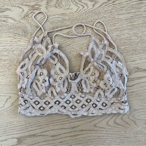 Free people blush bralette medium